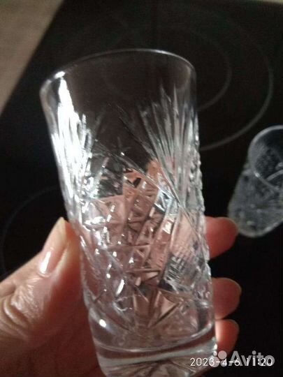 Рюмки хрустальные