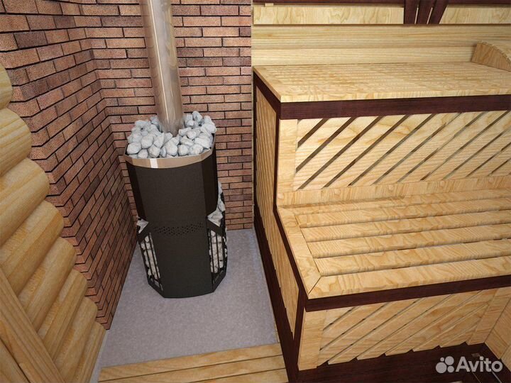 Печь для бани Русь-сетка 18 Л