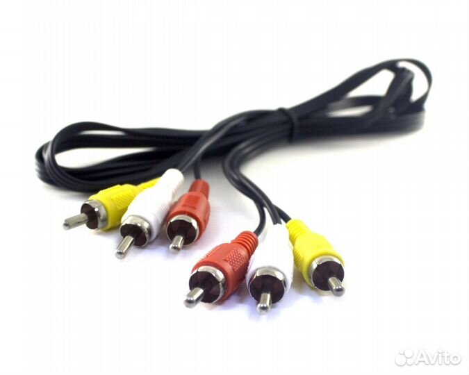 Кабель 3RCA - 3 RCA (3 тюльпана) 1.2 м Arbacom
