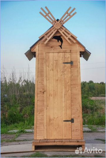Дачный туалет с кошкой юно 643