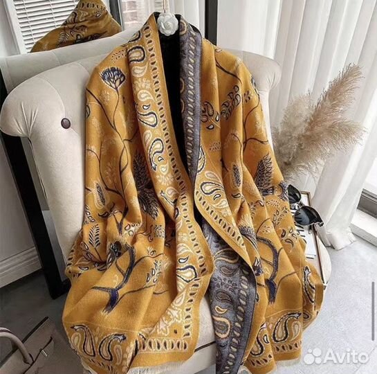 Палантин шарф кашемир