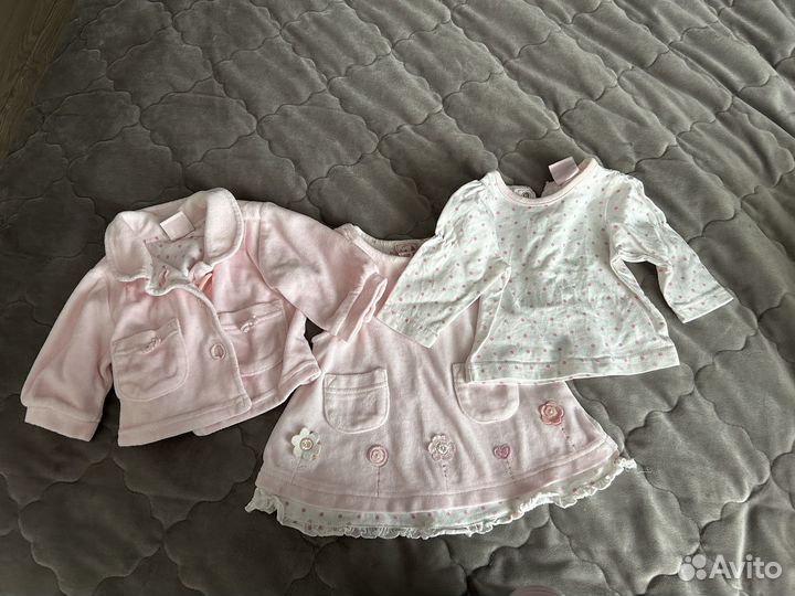 Детские вещи пакетом на девочку 56 -62