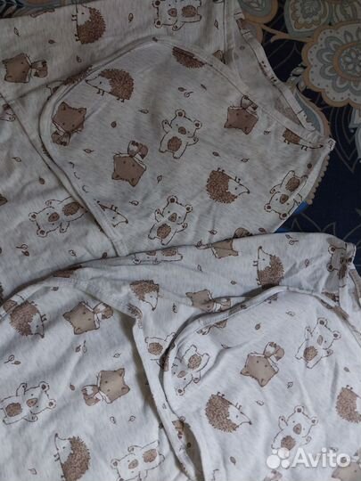 Пелёнки на липучках, спальный мешок 0-6