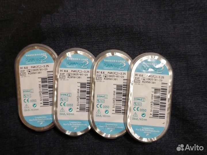 Линзы контактные