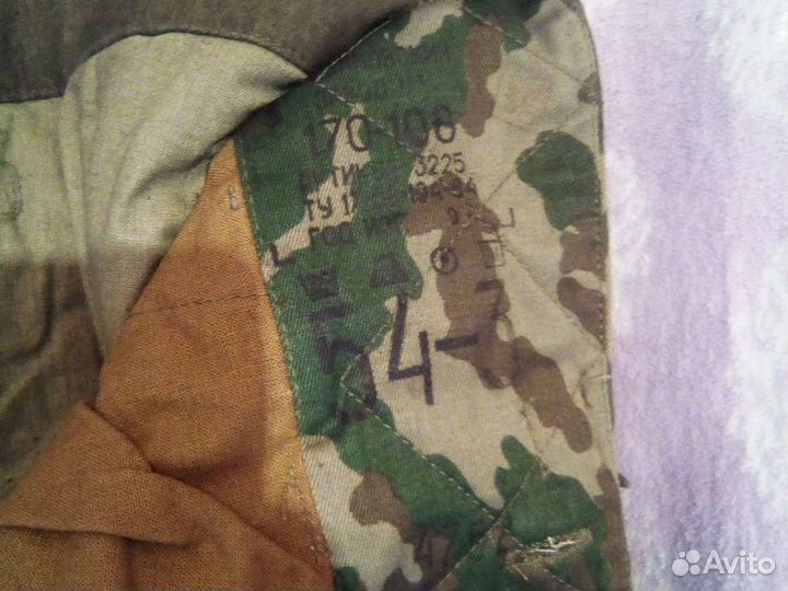 Камуфляжные, ватные штаны