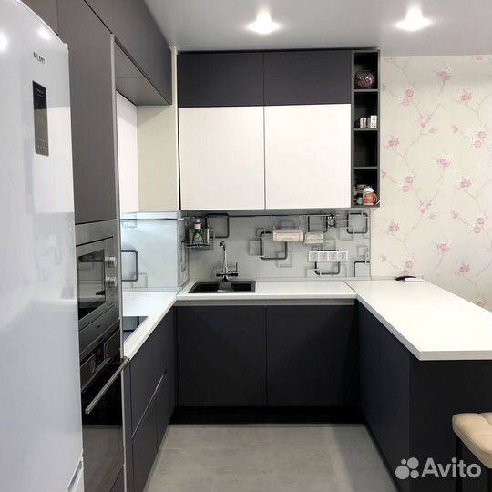 Современная кухня на заказ мдф фасады