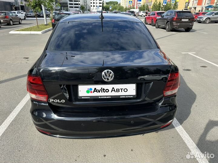 Volkswagen Polo 1.6 AT, 2018, 117 200 км