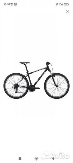 Велосипед горный Giant ATX 26, S, Black