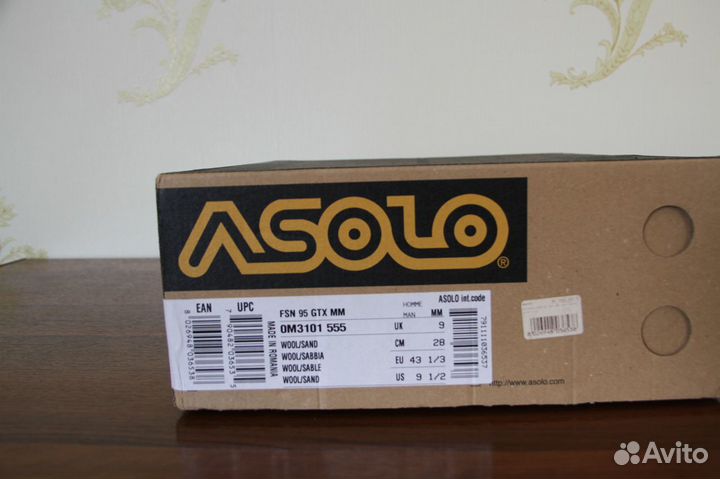 Asolo FSN 95 GTX Gore Tex 43 1 3