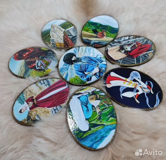 Магнитик Дагестанский авторский рисунок