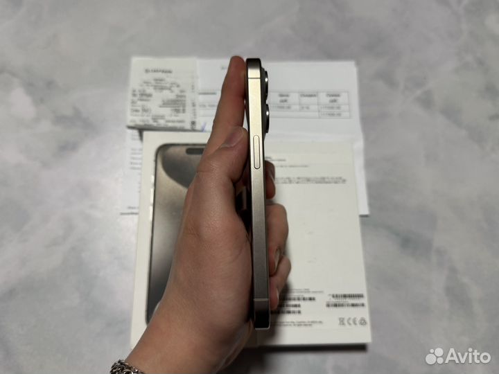 iPhone 15 pro 128gb с чеком оригинал sim+esim