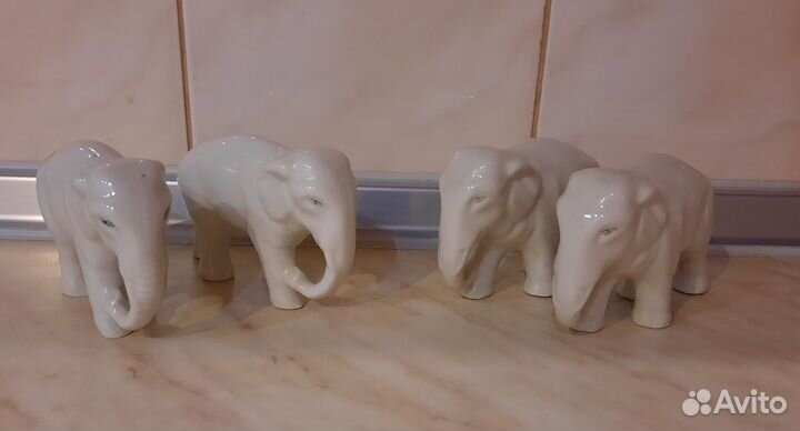 Статуэтки слоны времен СССР