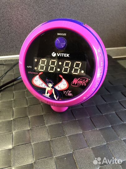 Радио часы vitek