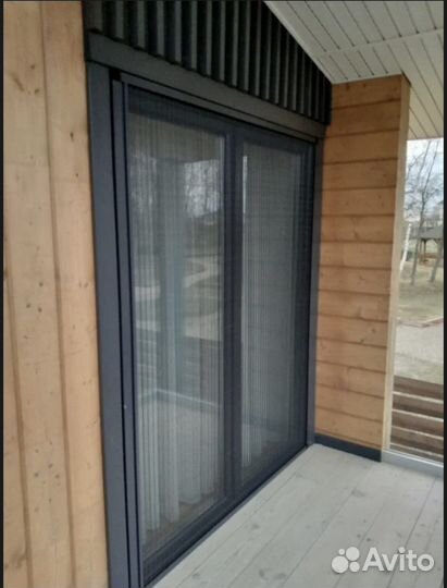 Москитные сетки раздвижные плиссе