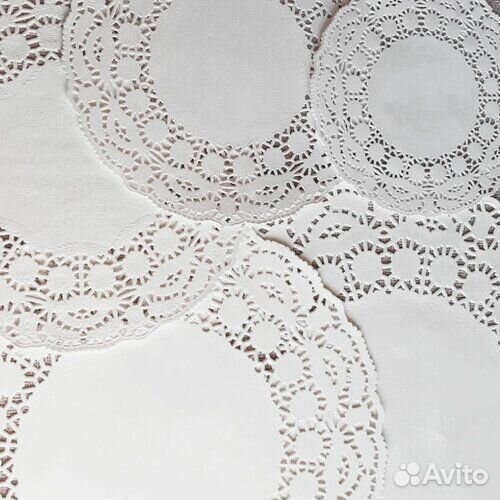 Салфетки ажурные бумажные 100 штук