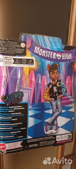 Monster high Clawd Wolf g3 Клод Вульф