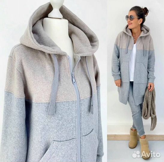 Толстовка новая на флисе 46-56 размер