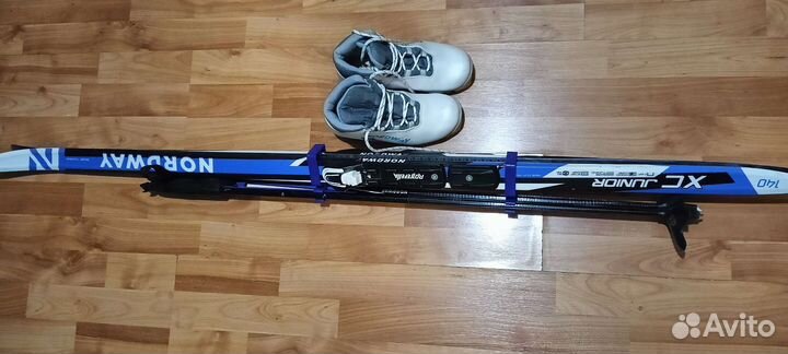 Лыжи детские, комплект