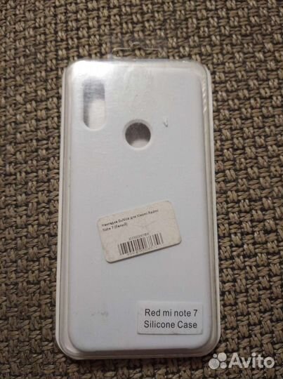 Чехол для xiaomi redmi note 7 новый Белый