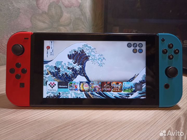 Nintendo switch прошитая + игры