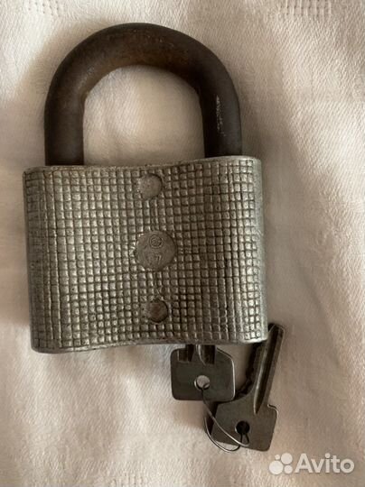 Замок навесной СССР с оленем