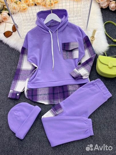 Детский костюм на флисе 36 размер