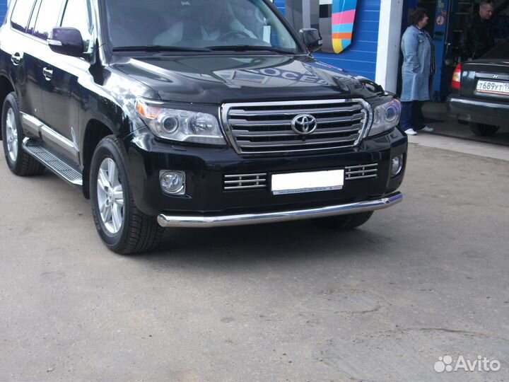 Защита переднего бампера toyota land cruiser 200 1