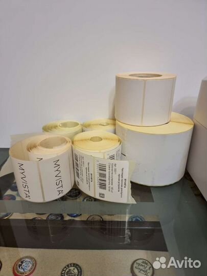 Печать термоэтикеток термонаклеек на термопринтере