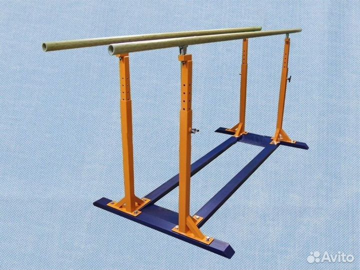 Брусья гимнастические мужские массовые (жерди стеклопластиковые) Pioner A12452