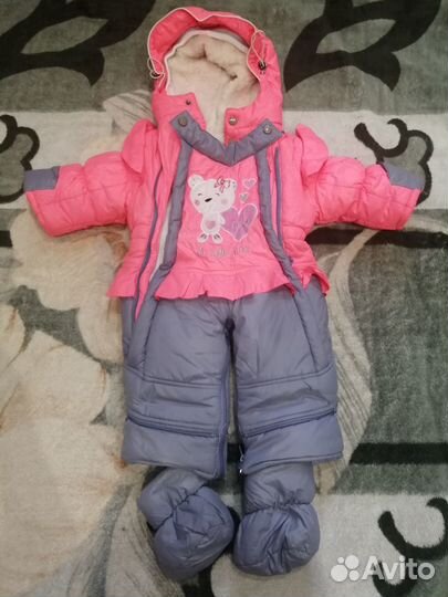 Зимний комбинезон для девочки