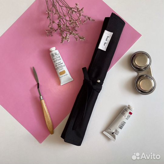 Пенал-скрутка для длинных кистей 