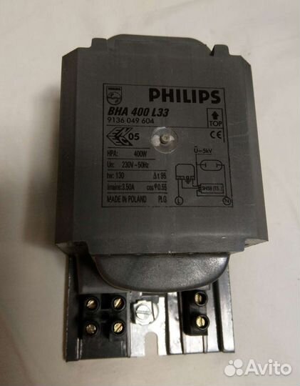 Пускорегулирующий аппарат BHA 400 L33