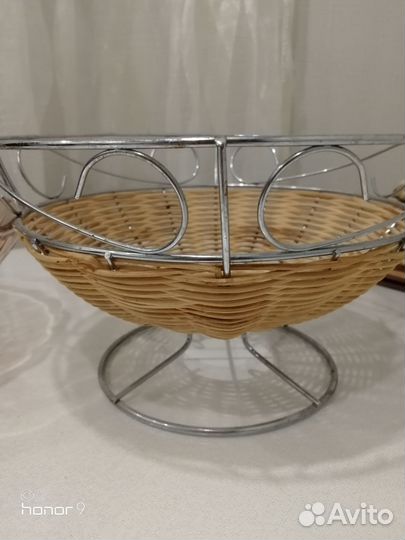 Салатник СССР большой и фруктовница-хлебница