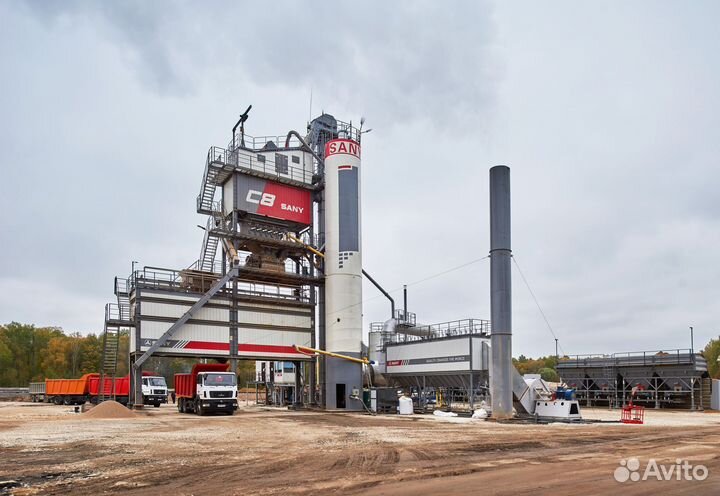 Асфальтобетонный завод sany 180 т/ч