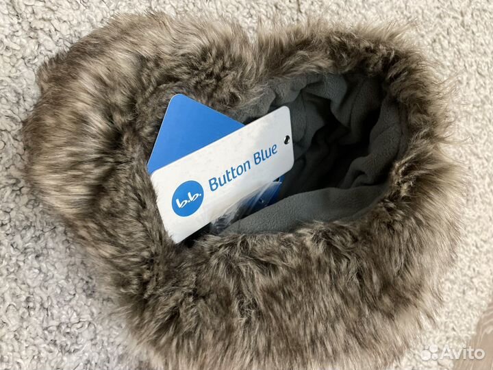 Шапка Button blue 50 р