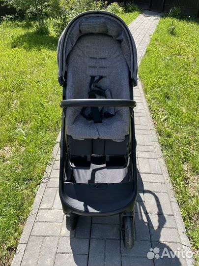 Коляска stoke trailz Black/Grey Melange