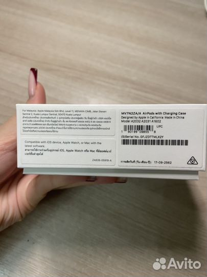 Наушники apple airpods 1 оригинал