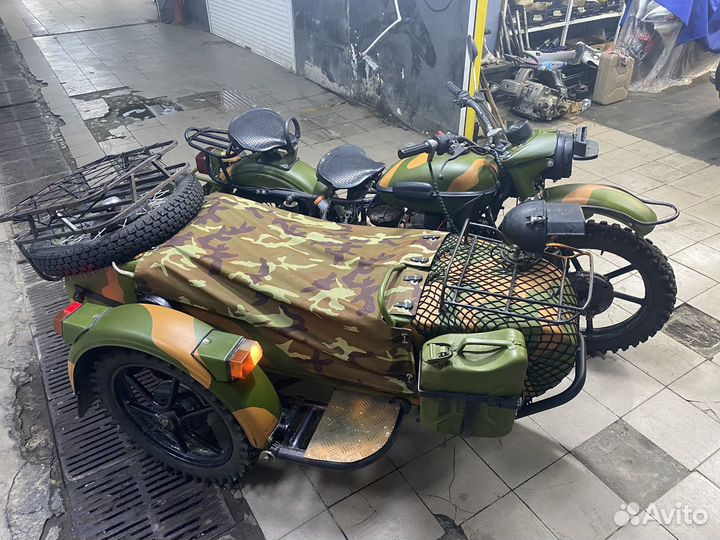 Урал турист 2wd с приводом на коляску