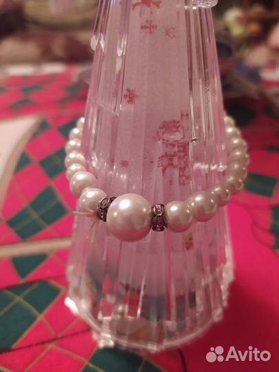 Браслет новый лунный камень(опалит) 20 см