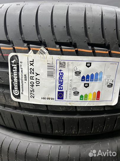 Continental PremiumContact 6 SSR 315/35 R22 и 275/40 R22