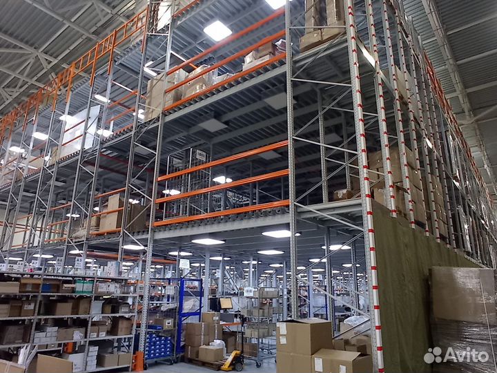 Монтаж стеллажей