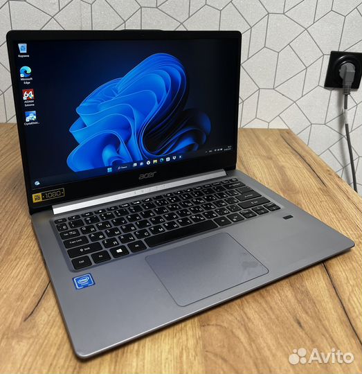 Мощный Acer Swift N4020/ IPS full HD/ SSD/ DDR4