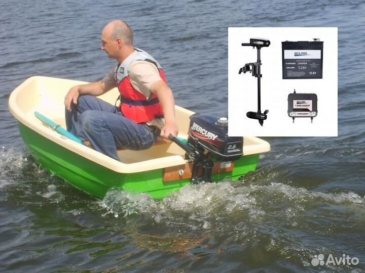 Моторно-вёсельная лодка Тортилла Sea-Pro T24/60