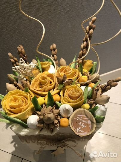 Съедобный букет, подарок любимым