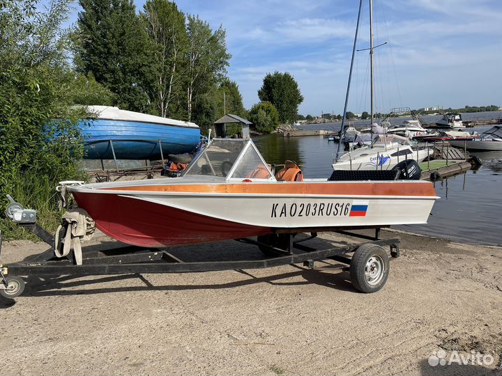 Казанка 5 с мотром Suzuki 30 и прицеп