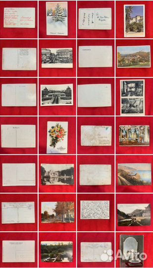 Старинные открытки альбомом почтовые карточки