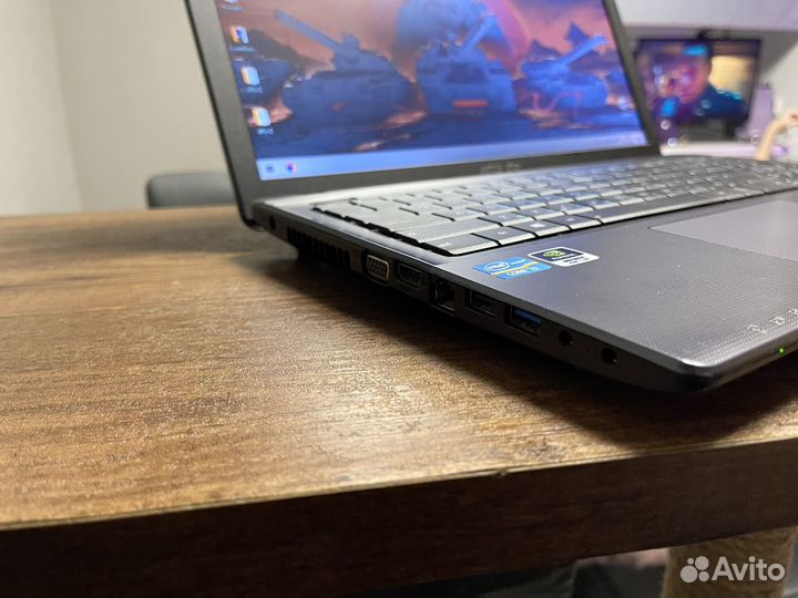Мощный ноутбук Asus Core i7, 12 гб, 2 видео, SSD