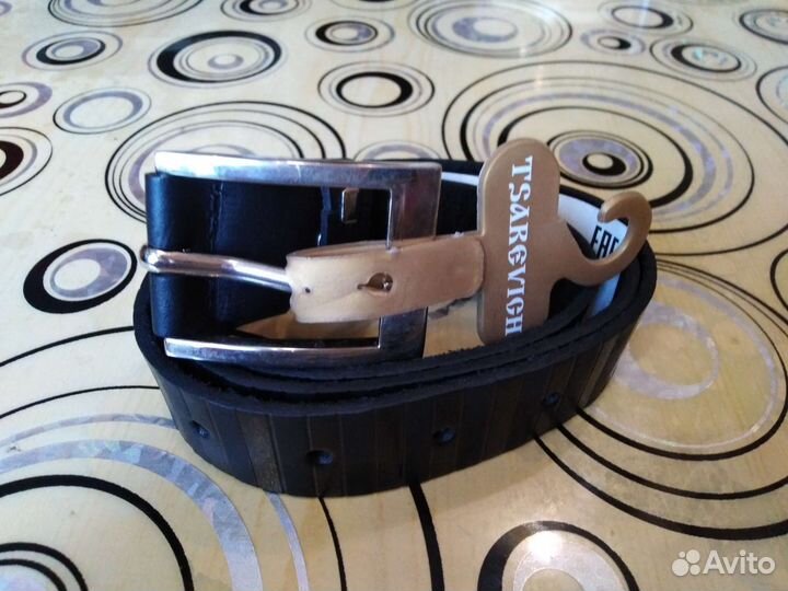 Ремень кожаный подростковый