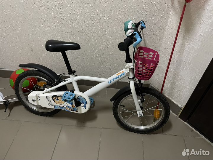 Детский велосипед btwin 16