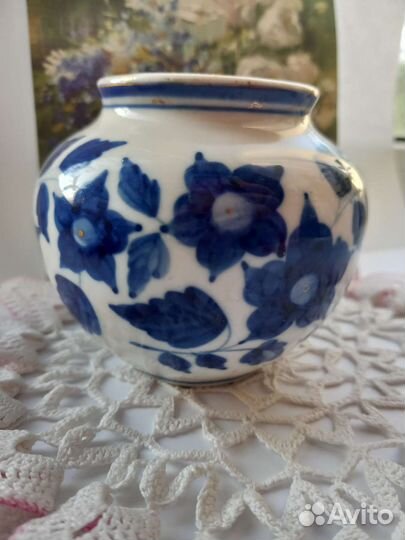 Вазочка СССР старая Гжель